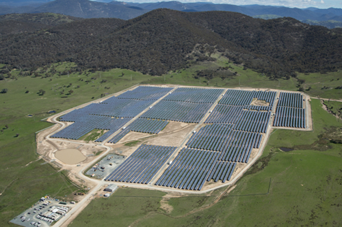Image: 20 MW Royalla Solar Farm in ACT. A CCIONA Energy grid connected the biggest photovoltaic plant in Australia in 2014 as a contractor for Fotowatio Renewable Ventures (FRV). 